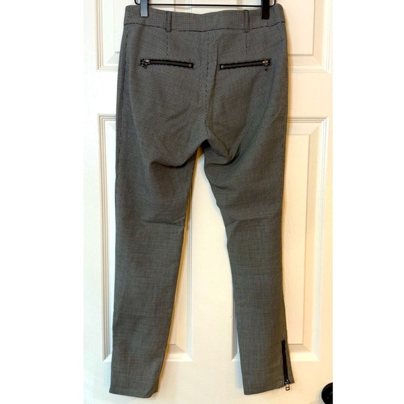 EUC Veronica Beard Houndstooth Zip Pocket Ankle Pants Size 4 Business Career - Picture 8 of 8